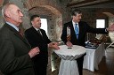 Franjo Gregurič, bivši predsednik vlade Republike Hrvaške, Zoran Jankovič, župan Ljubljane in dr. Danilo Türk, predsednik Republike Slovenije