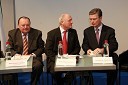 Milan Artuković, predsednik uprave Franck, d.d., Branko Roglić, direktor Orbico d.o.o., in Franjo Bobinac, predsednik uprave Gorenje d.d.