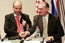 Marko Kryžanowski, predsednik uprave Petrola, in Stevo Kolundžić, svetovalec predsednika uprave INA