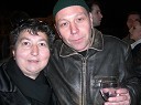 Dragica Petrovič, režiserka in producentka in Milko Lazar, pianist ter skladatelj

