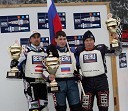 Zmagovalni oder: Franz Zorn (Avstrija, Younir Bazeev (Rusija), zmagovalec in Per Olov Serenius - Posa (Švedska)
