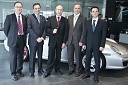 Frenk Tavčar, direktor group sales pri Porsche Slovenija, Gojko Kavčič, predsednik pozavarovalnice Triglav, Branko Pavlin, predsednik uprave časopisne hiše Dnevnik, Damjan Pintar, direktor podjetja Unitur in Danilo Ferjančič, direktor Porsche Slovenija d.o.o.