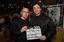 Matej Križnik, direktor fotografije VPK in direktor fotografije ter snemalec v filmu; in Vito Taufer, režiser filma