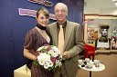 Živa Vadnov, Miss Slovenije 2004 in Janez Ujčič, generalni direktor RTS in mestni svetnik MOM