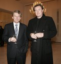 Davorin Kračun, nekdanji veleposlanik Slovenije v ZDA in Vladimir Rukavina Gogo, direktor Narodnega doma Maribor