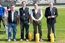 Janez Tomažič, predsednik komisije za speedway pri AMZS, Tomaž Požrl, direktor dirke in aurednik Speedway.si, ... in Igor Kolenko, predsednik žirije AMZS in podpredsednik kluba Speedway team Lendava