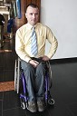 Gregor Gračnar, referent za šport Zveze paraplegikov Slovenije