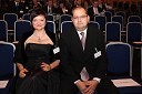 Duška Vuga Cizl, direktorica agencije Mediamix in njen mož Boris Cizl