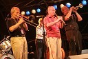 Miklavž Dobovišek (pozavna), Mitja Kajfež (klarinet) in Rudi Bužga (trobenta), Ljubljanske korenine