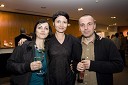 Nataša Pevec, koordinatorka za trženje programa MGL, Petra Pogorevc, dramaturginja in Andrej Koležnik, oblikovalec svetlobe