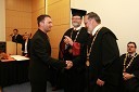 Dr. Gregor Polančič, Fakulteta za elektrotehniko, računalništvo in informatiko Univerze v Mariboru, prof. dr. Ivan Rozman, rektor Univerze v Mariboru ter prof. dr. Igor Tičar, dekan Fakultete za elektrotehniko, računalništvo in informatiko Univerze v Mariboru