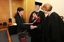 Dr. Branislava Vičar, Filozofska fakulteta Univerze v Mariboru, prof. dr. Ivan Rozman, rektor Univerze v Mariboru ter ...