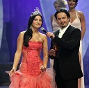 Dalila Dragojević, Miss Universe 2005 in Jernej Kuntner, igralec in voditelj prireditve