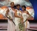 Ramona Irgolič iz Orehove vasi, 2. spremljevalka, Nataša Pinoza iz Sevnice, Miss Universe 2006 in Anja Slatinšek iz Celja, 1. spremljevalka