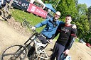 Matej Obu, Bike park Pohorje in Peter Pavšič, tekmovalec