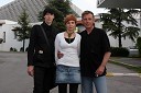 Matej Komar, frizer, Tatjana, frizerka in Roman Hleb, Hair Fashion
