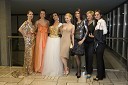 Anamarija Avbelj, Miss Universe Slovenije 2008, Tadeja Ternar, Miss Slovenije 2007, Dalila Dragojevič, Miss Universe Slovenije 2005, Maja Ferme, modna kreatorka, Tamara Busar, vodja marketinga pri Lisci d.d., Meri Kelemina, Lisca d.d. in ...