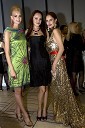 Tjaša Kokalj, Miss Universe Slovenije 2007, Iryna Osypenko, manekenka in Anamarija Avbelj, Miss Universe Slovenije 2008