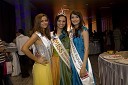 Aida Muratovič, 1. spremljevalka Miss Universe Slovenije, Mirela Korać, Miss Universe 2009 in Rebeka Pevec, 2. spremljevalka Miss Universe Slovenije