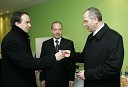 Leo Oblak, lastnik medijske mreže Info net, Boštjan Protner, direktor Radia 1 in Boris Sovič, mariborski župan v letih 1998-2006