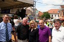 Jože Nemanič, Občina Metlika, Drago Bulc, novinar in predsednik društva turističnih in potovalnih novinarjev Slovenije, Renata Brunskole, županja občine Metlika, Marjan Hribar, direktor Direktorata za turizem pri Ministrstvu za gospodarstvo in Anton Černič, podžupan Občine Metlika