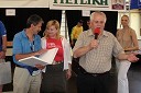 Željko Golaš, Renata Brunskole, županja občine Metlika in Andrej Sever, predsednik Športne zveze Občine Metlika