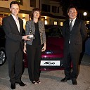 David Jurič, generalni direktor Summit Motors, Katja Hvala, odnosi z javnostmi pri Summit Motors Ljubljana in Masahiro Tajima, izvršni direktor Summit Motors