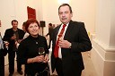 Darinka Virant, članica Nadzornega sveta Pošte Slovenije in Drago Pišek, predsednik uprave Poštne Banke Slovenije (PBS)