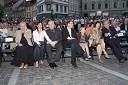 Barbara Vajda, Zavod za turizem Ljubljana, Kristijan Ukmar, ravnatelj SNG Opera in Balet Ljubljana in soproga Branka Strmole Ukmar, pedagoginja, Samuel Žbogar, minister za zunanje zadeve s hčerko in dr. Milan Pogačnik, minister za kmetijstvo, gozdarstvo in prehrano RS s soprogo