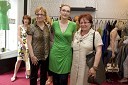 Maja Vojnovič, izvršna direktorica UNICEF Slovenija, Mojca Celin, modna oblikovalka in Gojka P. Bregar, kustosinja v tekstilnem muzeju