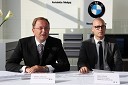 Andrej Malgaj, lastnik in direktor podjetja Avtohiša Malgaj in Miha Ažman, generalni direktor BMW Slovenija