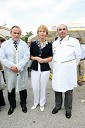 Dr. Milan Pogačnik, minister za kmetijstvo, gozdarstvo in prehrano RS, dr. Vida Čadonič - Špelič, generalna direktorica Veterinarske uprave RS in Roman Glaser, generalni direktor Perutnine Ptuj