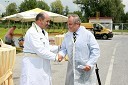 Roman Glaser, generalni direktor Perutnine Ptuj in dr. Milan Pogačnik, minister za kmetijstvo, gozdarstvo in prehrano RS