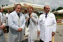 Dr. Milan Pogačnik, minister za kmetijstvo, gozdarstvo in prehrano RS, dr. Vida Čadonič - Špelič, generalna direktorica Veterinarske uprave RS in Roman Glaser, generalni direktor Perutnine Ptuj