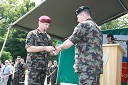 Podpolkovnik Igor Cebek, poveljnik 74. motoriziranega bataljona Slovenske vojske in brigadir Alan Geder, poveljnik sil Slovenske vojske