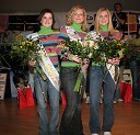 Valentina Pirih iz Nove Gorice - 2. spremljevalka, Anja Abramovič iz Ljubljane - Snežna Kraljica 2006 in Manja Podpečan iz Ljubnega ob Savinji - 1. spremljevalka