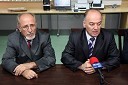 Trajan Kotevski, direktor sektorja ŽABENI (ekonomska cona) ter pomočnik župana za ekonomske investicije in kmetijstvo  mesta Bitole v Makedoniji in Vladimir Taleski, župan mesta Bitole v Makedoniji