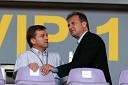 Bojan Ban, direktor NK Maribor in Ivan Simič, predsednik Nogometne zveze Slovenije