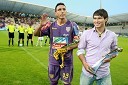 Zoran Pavlovič, nogometaš NK Maribor in Etien Velikonja, nogometaš NK HIT Gorica