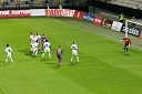 Nogometaši NK Maribor in NK Interblock