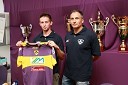 Janez Aljančič, nogometaš NK Maribor in Darko Milanič, trener NK Maribor