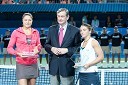 Dinara Safina, teniška igralka,  Danilo Türk, predsednik Republike Slovenije in Sara Errani, teniška igralka