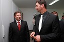 Karl Viktor Erjavec, minister za okolje in prostor ter Branko Gjerkeš, lastnik bioplinske elektrarne Gjerkeš