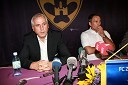 Bernard Challandes, trener FC Zürich in Darko Milanič, trener NK Maribor