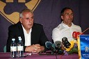 Bernard Challandes, trener FC Zürich in Darko Milanič, trener NK Maribor