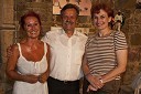 Vilina Hauser, Galerija Arka Izola, dr. Stane Pejovnik, predsednik Gibanja za razvoj in pravičnost ter Milena Zlatar, umetnostna zgodovinarka