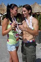 Daša Podržaj, Miss Hawaiian Tropic 2009 in Peter Klinc, mister Slovenije za Mister international 2009 ter fotograf