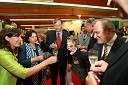 Karolina Kobal, Vinska kraljica Slovenije 2009, Barbara Miklič Türk, soproga Danila Türka, dr. Danilo Türk, predsednik Republike Slovenije, Janez Erjavec, direktor Pomurskega sejma ter dr. Milan Pogačnik, minister za kmetijstvo, gozdarstvo in prehrano RS