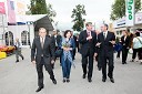 Dr. Milan Pogačnik, minister za kmetijstvo, gozdarstvo in prehrano RS, Barbara Miklič Türk, soproga Danila Türka, dr. Danilo Türk, predsednik Republike Slovenije in Janez Erjavec, direktor Pomurskega sejma