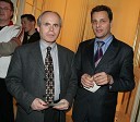 Milan Predan - Pipi, novi direktor ČZP Večer in Danilo Rošker, direktor SNG Maribor